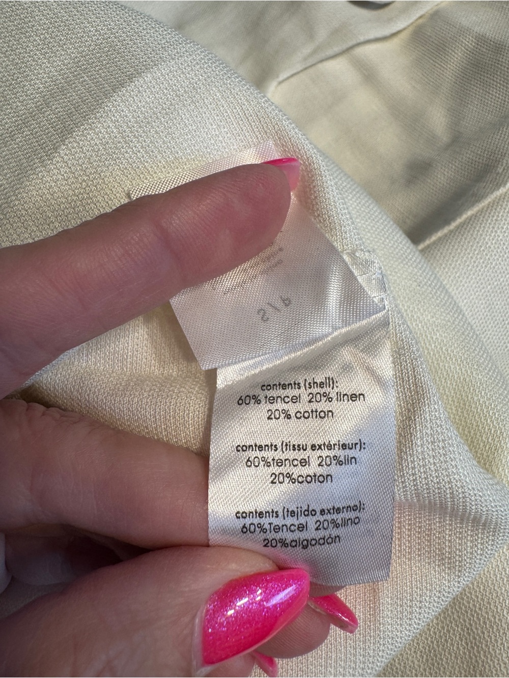 Rachel Parcell Scallop Collar Dress White Linen Blend Button Front Dress NWT S - Picture 15 of 16